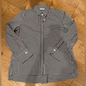 Shirtini black and white button down